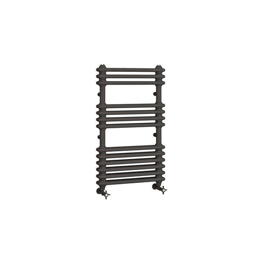 Eastbrook Imperia 2 832 x 500mm Column Towel Multirail Matt Anthracite | 41.0824