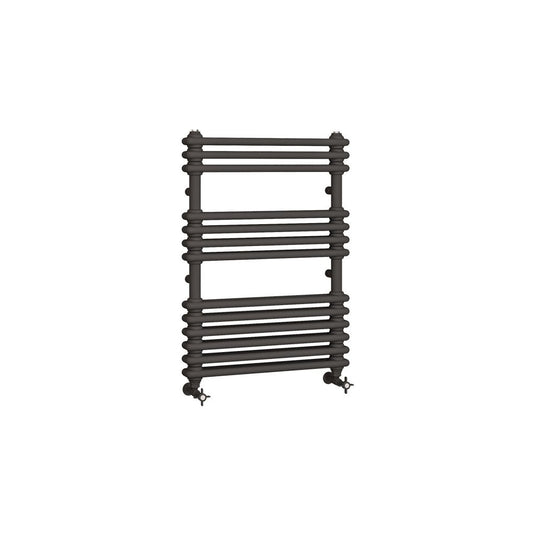 Eastbrook Imperia 2 832 x 600mm Column Towel Multirail Matt Anthracite | 41.0827