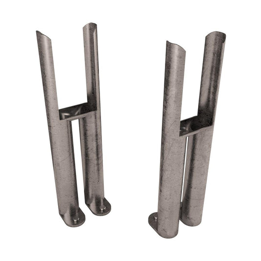Eastbrook Imperia 2 Column Radiator Feet (Pair) Bare Metal | 41.0429