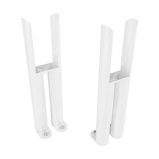 Eastbrook Imperia 2 Column Radiator Feet (Pair) Gloss White | 41.0357