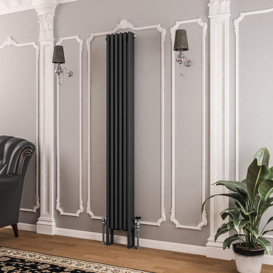 Eastbrook Imperia 3 1800 x 290mm Column Radiator Matt Anthracite | 41.0418