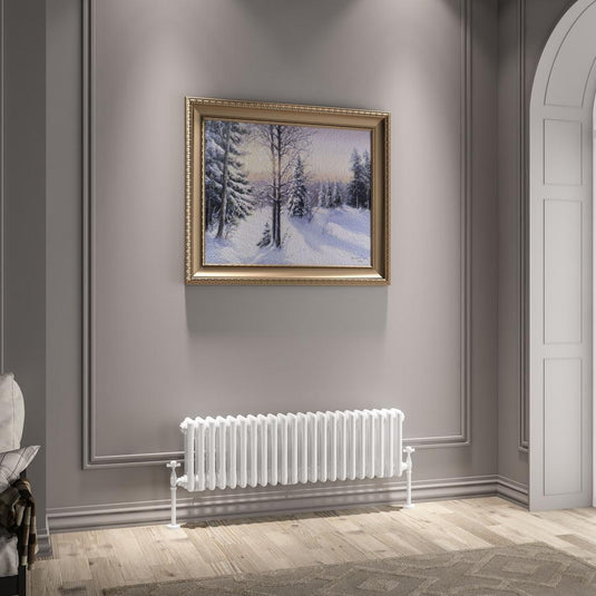 Eastbrook Imperia 3 300 x 1010mm Column Radiator Gloss White | 41.0941