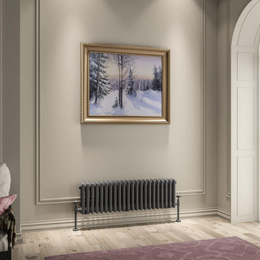 Eastbrook Imperia 3 300 x 1010mm Column Radiator Matt Anthracite | 41.0945