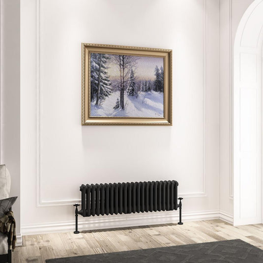 Eastbrook Imperia 3 300 x 1010mm Column Radiator Matt Black | 41.0949