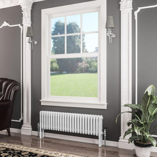 Eastbrook Imperia 3 300 x 1145mm Column Radiator Gloss White | 41.0401