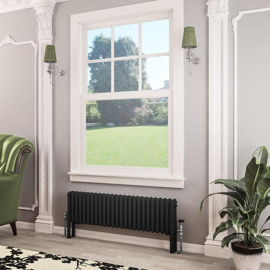 Eastbrook Imperia 3 300 x 1145mm Column Radiator Matt Black | 41.0764