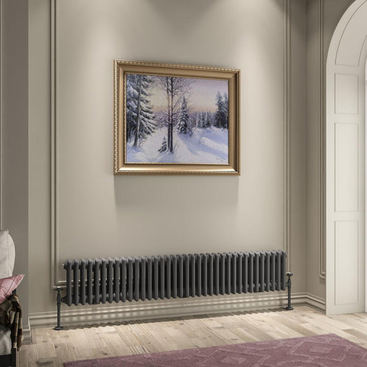 Eastbrook Imperia 3 300 x 1640mm Column Radiator Matt Anthracite | 41.0947