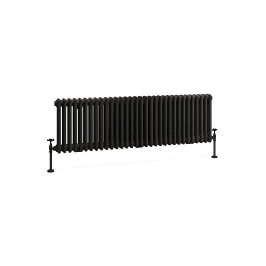 Eastbrook Imperia 3 450 x 1460mm Column Radiator Matt Black | 41.0966