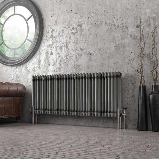 Eastbrook Imperia 3 600 x 1460mm Column Radiator Bare Metal | 41.0986