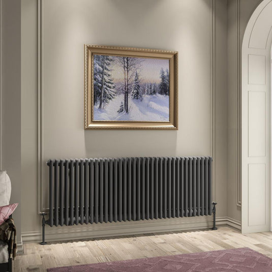Eastbrook Imperia 3 600 x 1640mm Column Radiator Matt Anthracite | 41.0969
