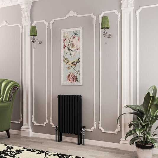 Eastbrook Imperia 3 600 x 425mm Column Radiator Matt Black | 41.0766
