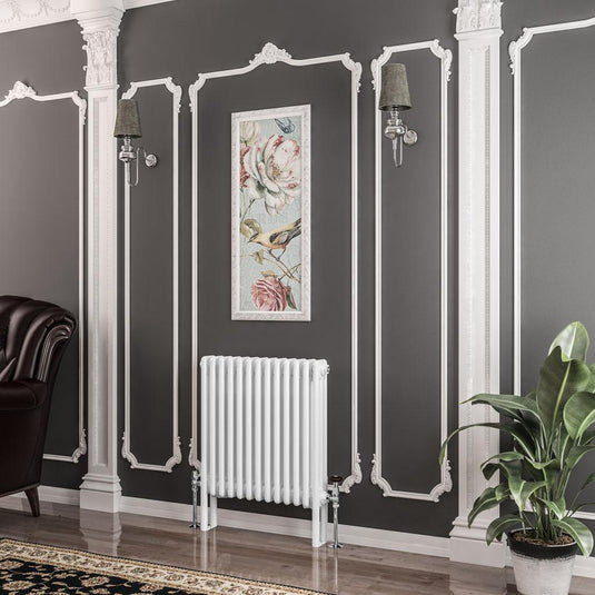 Eastbrook Imperia 3 600 x 605mm Column Radiator Gloss White | 41.0349