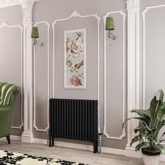 Eastbrook Imperia 3 600 x 830mm Column Radiator Matt Black | 41.0771