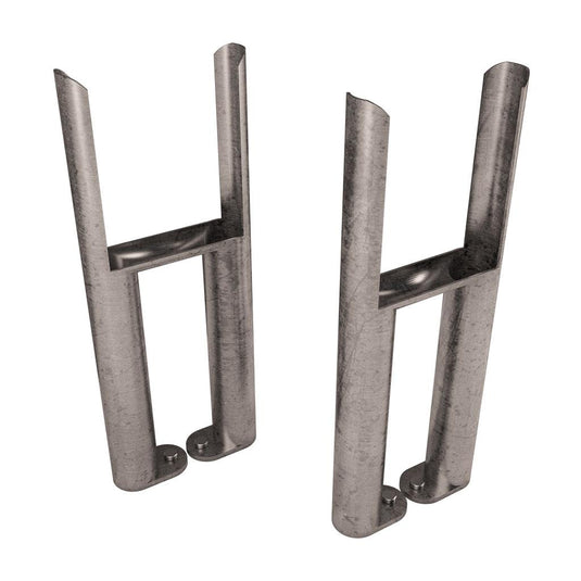 Eastbrook Imperia 3 Column Radiator Feet (Pair) Bare Metal | 41.0430