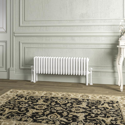 Eastbrook Imperia 4 300 x 1010mm Column Radiator Gloss White | 41.0991