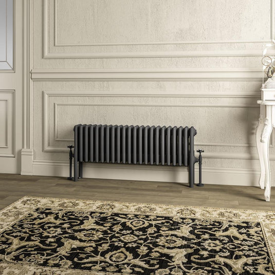 Eastbrook Imperia 4 300 x 1010mm Column Radiator Matt Anthracite | 41.1037