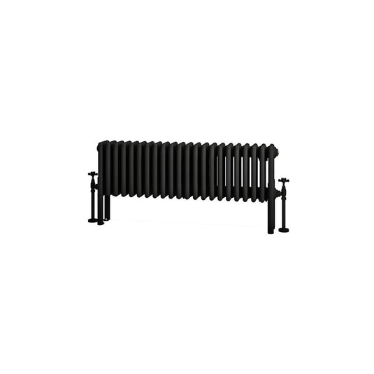 Eastbrook Imperia 4 300 x 1010mm Column Radiator Matt Black | 41.1043