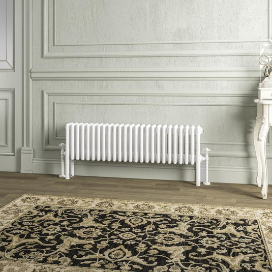 Eastbrook Imperia 4 300 x 1145mm Column Radiator Gloss White | 41.1032