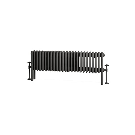 Eastbrook Imperia 4 300 x 1145mm Column Radiator Matt Anthracite | 41.1038