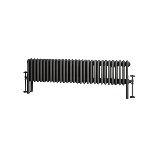 Eastbrook Imperia 4 300 x 1370mm Column Radiator Matt Anthracite | 41.1039