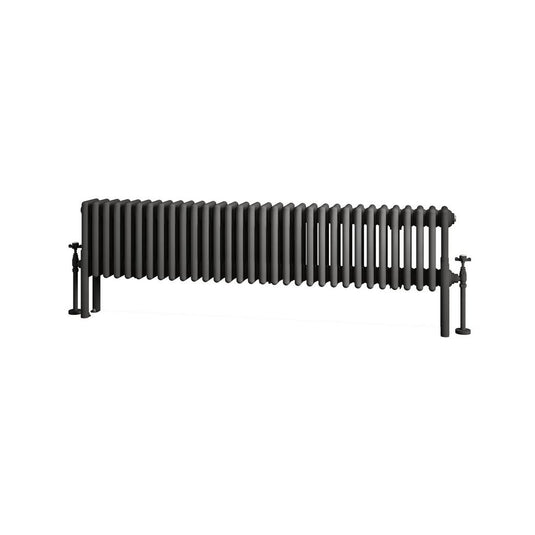 Eastbrook Imperia 4 300 x 1460mm Column Radiator Matt Anthracite | 41.1040