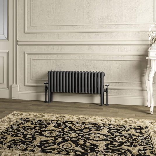 Eastbrook Imperia 4 300 x 830mm Column Radiator Matt Anthracite | 41.1036