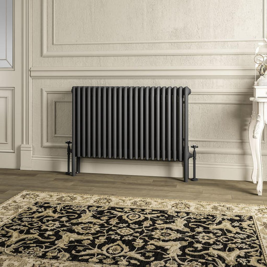 Eastbrook Imperia 4 600 x 1010mm Column Radiator Matt Anthracite | 41.1056
