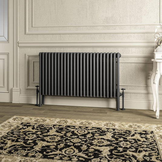 Eastbrook Imperia 4 600 x 1145mm Column Radiator Matt Anthracite | 41.1057