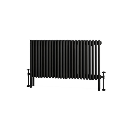 Eastbrook Imperia 4 600 x 1145mm Column Radiator Matt Black | 41.1063