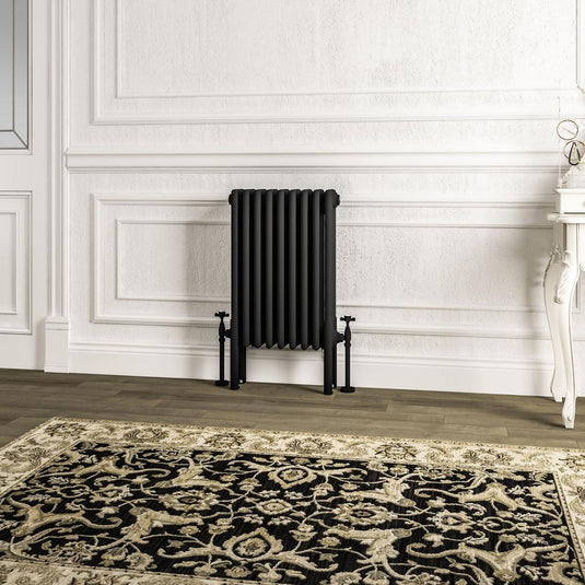 Eastbrook Imperia 4 600 x 425mm Column Radiator Matt Black | 41.1060