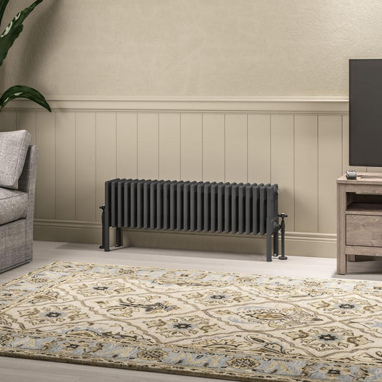 Eastbrook Imperia 6 300 x 1145mm Column Radiator Matt Anthracite | 41.1075