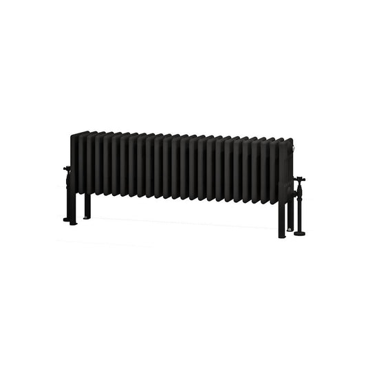 Eastbrook Imperia 6 300 x 1145mm Column Radiator Matt Black | 41.1079
