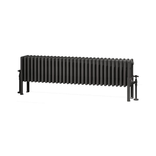 Eastbrook Imperia 6 300 x 1370mm Column Radiator Matt Anthracite | 41.1076