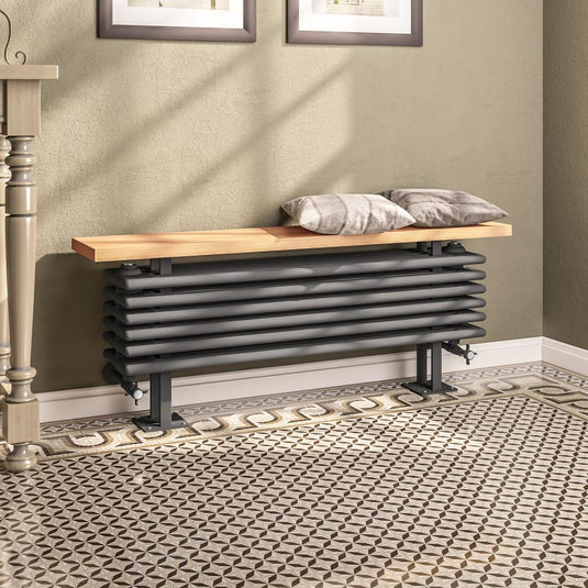 Eastbrook Imperia 6 480 x 1200mm Column Bench Radiator Matt Anthracite | 41.1108