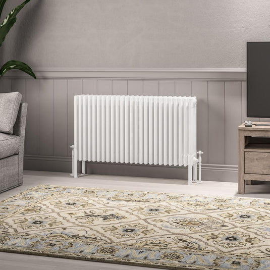 Eastbrook Imperia 6 600 x 1145mm Column Radiator Gloss White | 41.1085