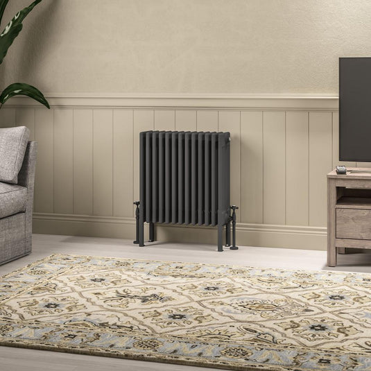 Eastbrook Imperia 6 600 x 605mm Column Radiator Matt Anthracite | 41.1090
