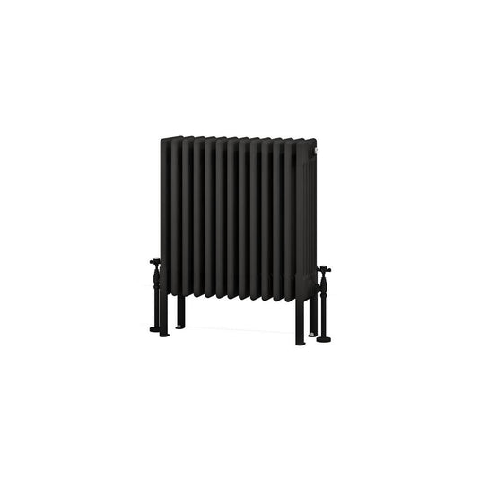 Eastbrook Imperia 6 600 x 605mm Column Radiator Matt Black | 41.1098