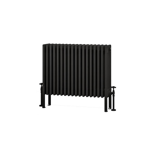 Eastbrook Imperia 6 600 x 830mm Column Radiator Matt Black | 41.1099