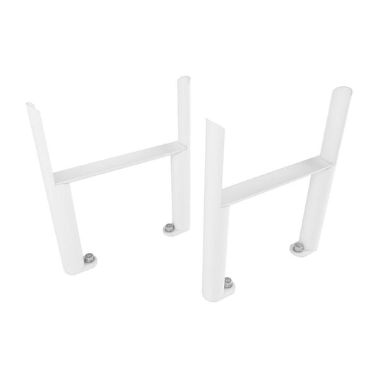 Eastbrook Imperia 6 Column Radiator Feet (pair) Gloss White | 41.1088