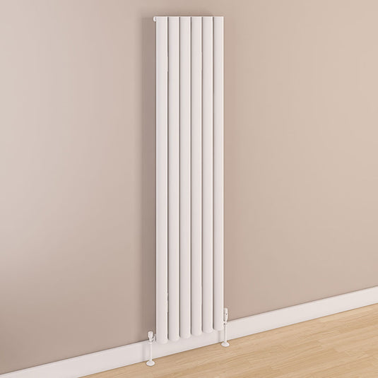 Eastbrook Kelmscott 1800 x 415mm Aluminium Radiator Matt White | 89.0254