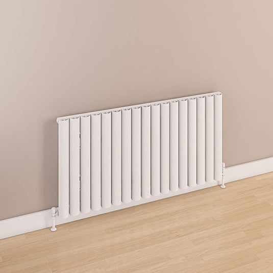 Eastbrook Kelmscott 600 x 1185mm Aluminium Radiator Matt White | 89.0251