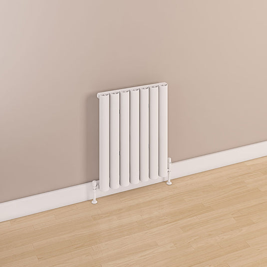 Eastbrook Kelmscott 600 x 485mm Aluminium Radiator Matt White | 89.0247