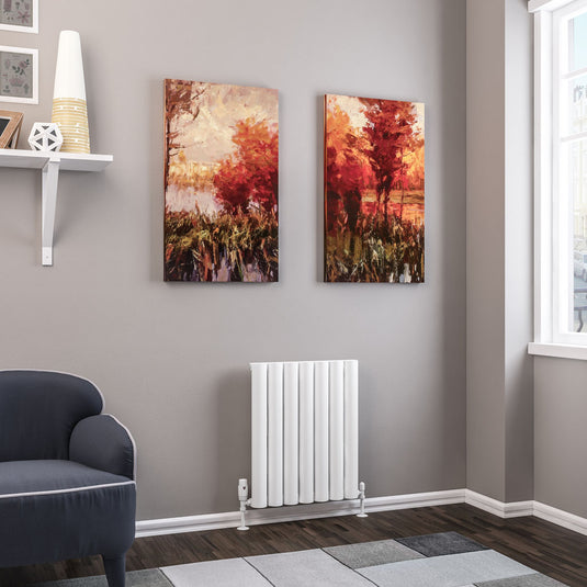Eastbrook Kelmscott 600 x 485mm Aluminium Radiator Matt White | 89.0247