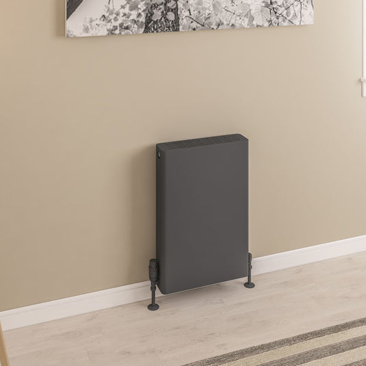 Eastbrook Keynsham Type 22 600 x 400mm Panel Radiator with Flat Designer Cover Matt Anthracite | 25.7006