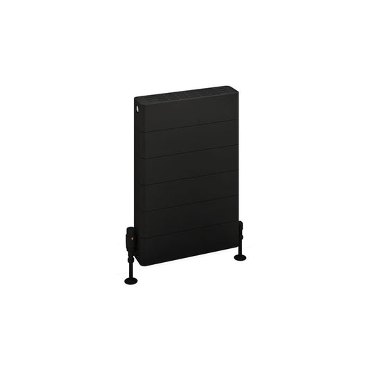 Eastbrook Keynsham Type 22 600 x 400mm Panel Radiator with Lined Designer Cover Matt Black | 25.7027