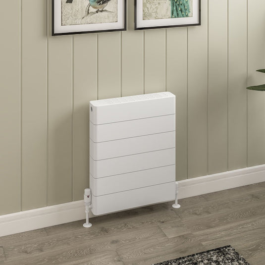 Eastbrook Keynsham Type 22 600 x 500mm Panel Radiator with Lined Designer Cover Gloss White | 25.7017