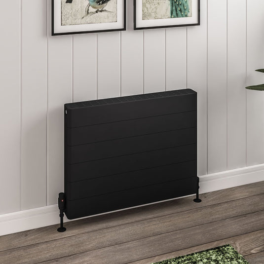 Eastbrook Keynsham Type 22 600 x 800mm Panel Radiator with Lined Designer Cover Matt Black | 25.7029