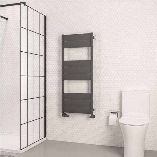 Eastbrook Kingswood 1220 x 500mm Slimline Aluminium Towel Rail Matt Anthracite | 86.0563