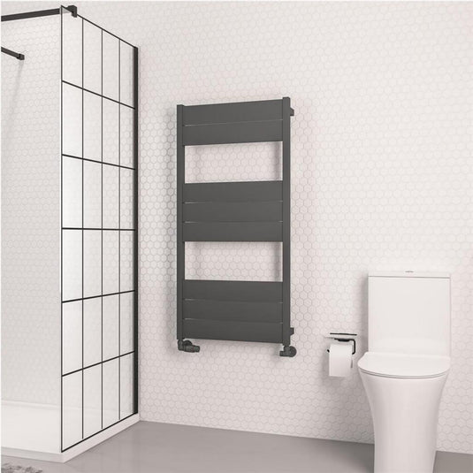Eastbrook Kingswood 1220 x 600mm Slimline Aluminium Towel Rail Matt Anthracite | 86.0564