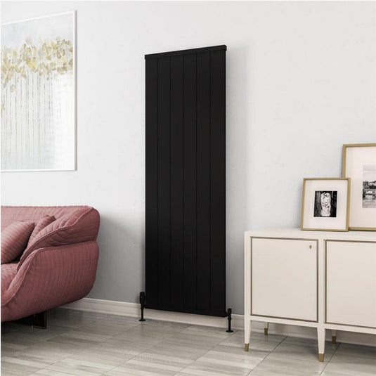 Eastbrook Kingswood 1800 x 610mm Slimline Aluminium Radiator Matt Black | 86.0533